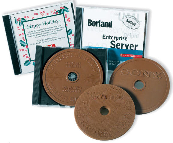 Chocolate CDs w/ Custom Insert - Click Image to Close